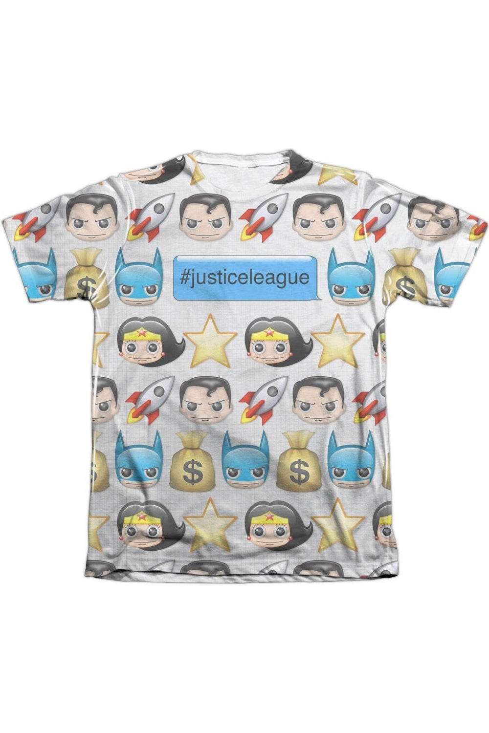 Футболка с коротким рукавом из полиэстера/хлопка с хэштегом DC Comics для взрослых Gildan, белый
Футболка с коротким рукавом из полиэстера/хлопка с хэштегом DC Comics для взрослых Gildan, белый