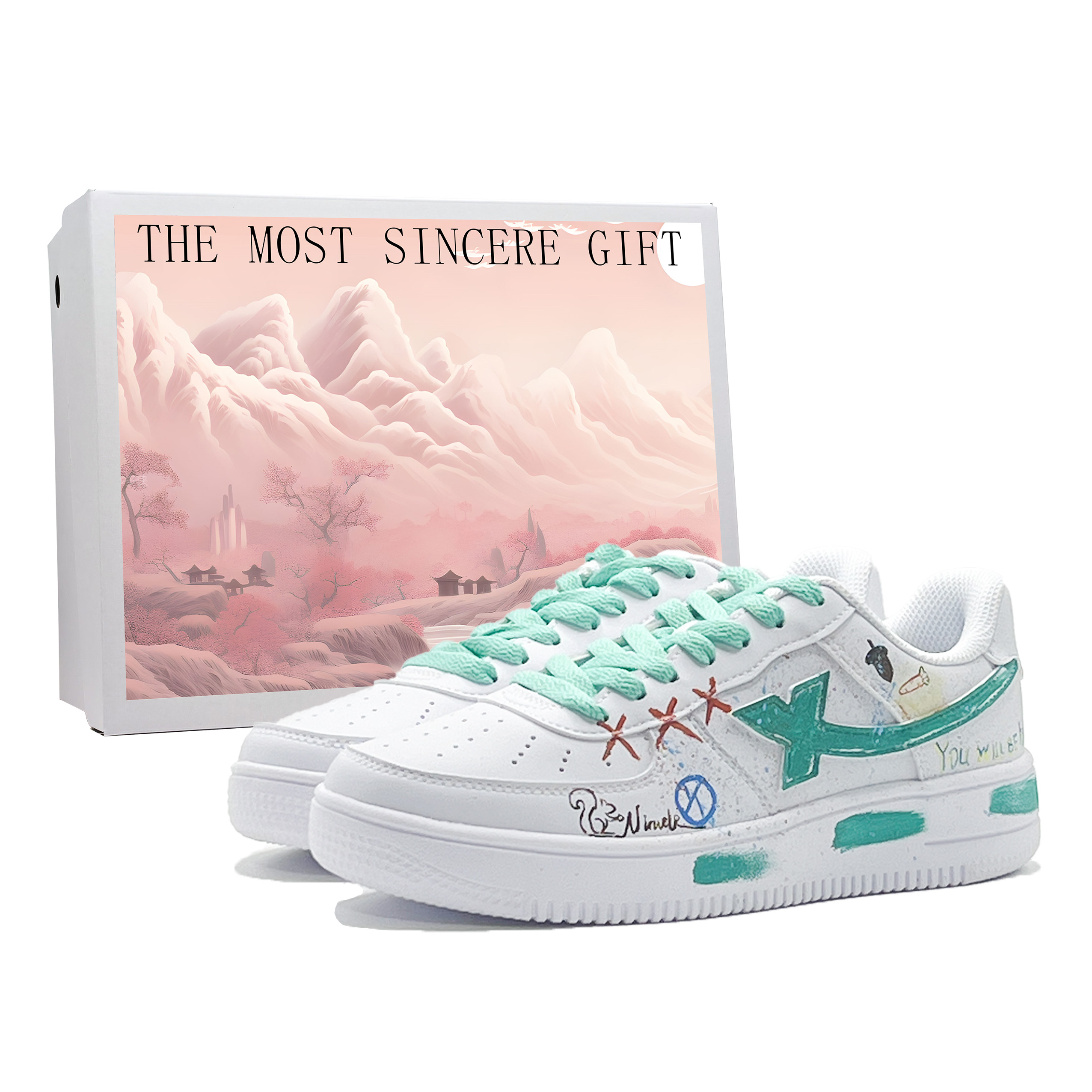 XTEP Кроссовки Air Force One с низким верхом для скейтборда, устойчивые к истиранию и скольжению, мужские, белые и зеленые
XTEP Кроссовки Air Force One с низким верхом для скейтборда, устойчивые к истиранию и скольжению, мужские, белые и зеленые