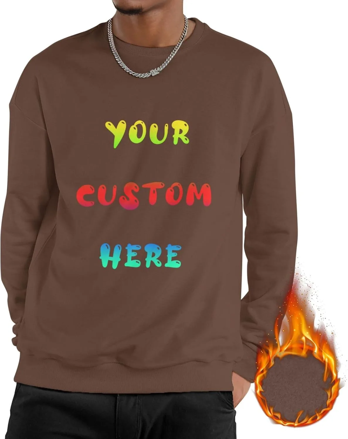 Кастомный свитшот Fleece Crewneck
Кастомный свитшот Fleece Crewneck