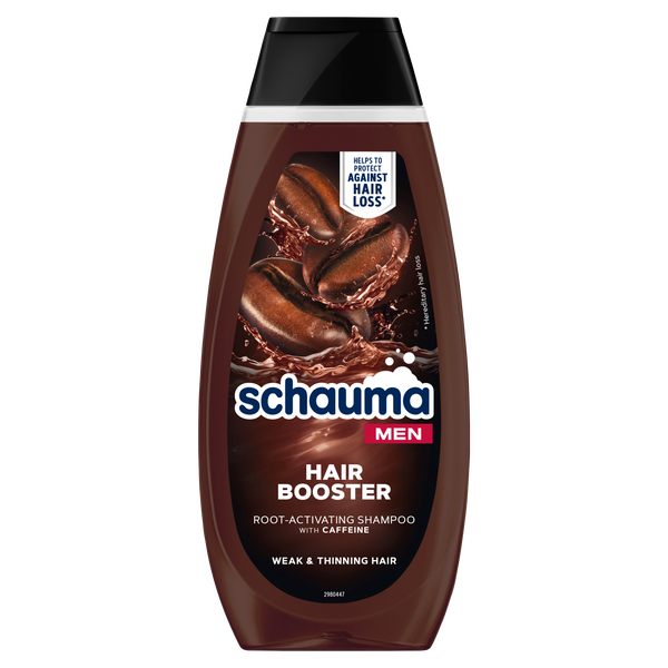 Шампунь активирующий волосяные луковицы с кофеином, 400 мл Schauma Men hair booster
Шампунь активирующий волосяные луковицы с кофеином, 400 мл Schauma Men hair booster