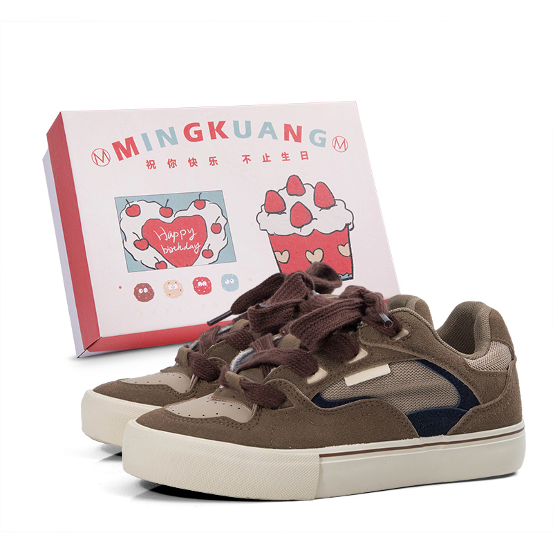 MINGKUANG Уличные ботинки в стиле Earthy Maillard, противоскользящие износостойкие низкие скейтерские унисекс коричневые, цвет Brown
MINGKUANG Уличные ботинки в стиле Earthy Maillard, противоскользящие износостойкие низкие скейтерские унисекс коричневые, цвет Brown