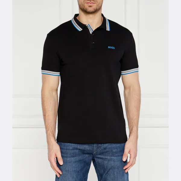 Рубашка-Поло классического кроя Boss, черный 
Рубашка-Поло классического кроя Boss, черный