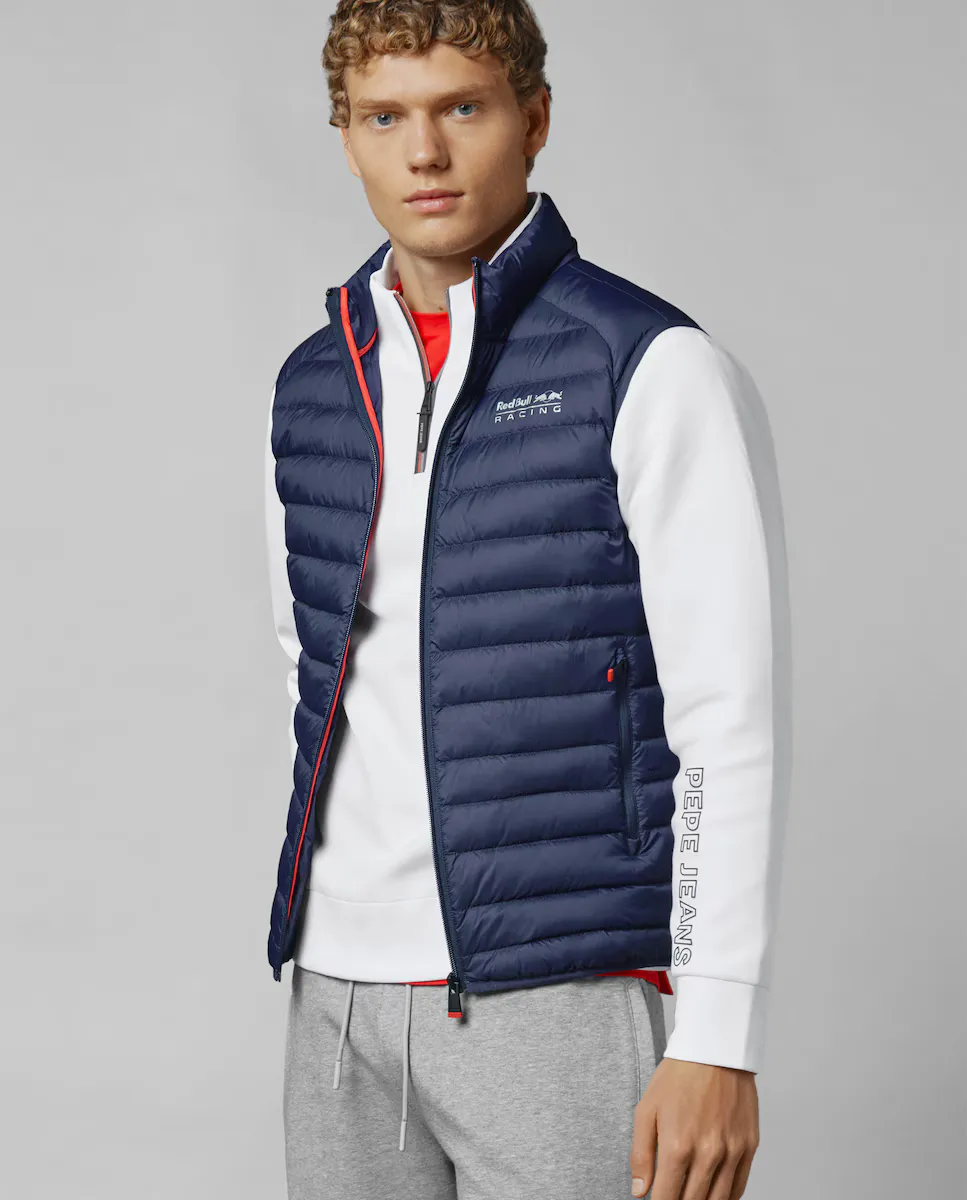 Утепленный жилет унисекс Red Bull Racing с принтом логотипа Pepe Jeans, темно-синий
Утепленный жилет унисекс Red Bull Racing с принтом логотипа Pepe Jeans, темно-синий