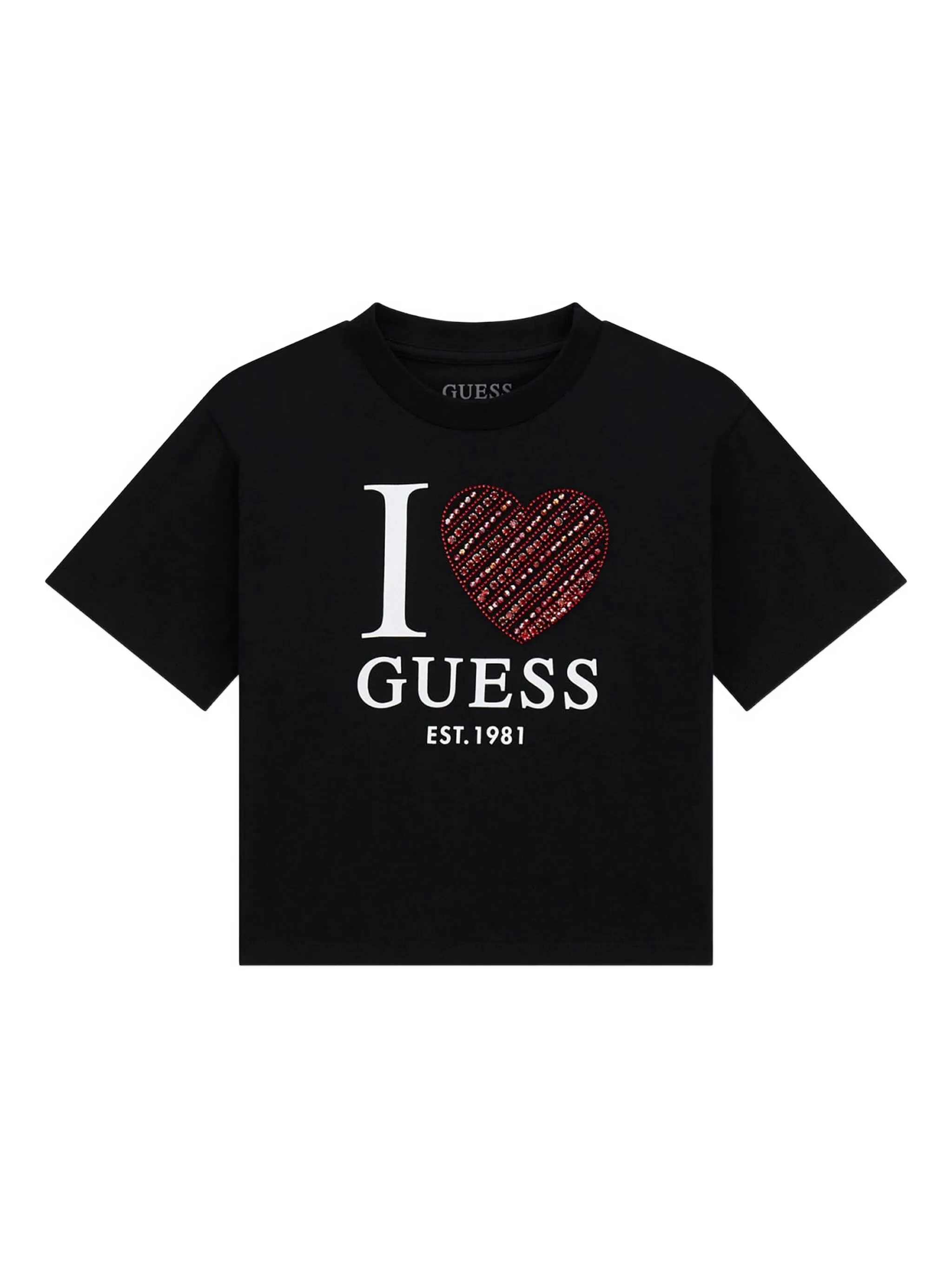 Декорированная футболка Guess Kids, черный
Декорированная футболка Guess Kids, черный