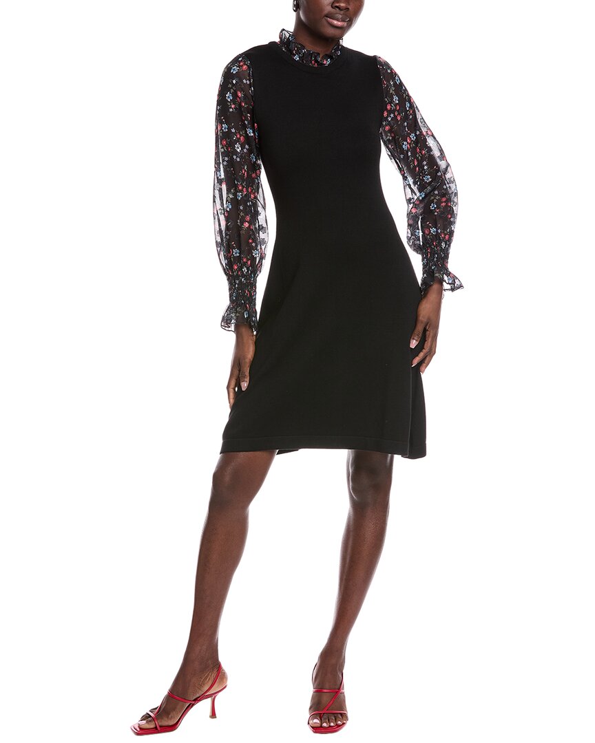 Грейша платье-свитер с рукавами из органзы Gracia, черный
Грейша платье-свитер с рукавами из органзы Gracia, черный