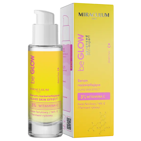 Осветляющая сыворотка для лица, 30 мл Miraculum Be glow
Осветляющая сыворотка для лица, 30 мл Miraculum Be glow