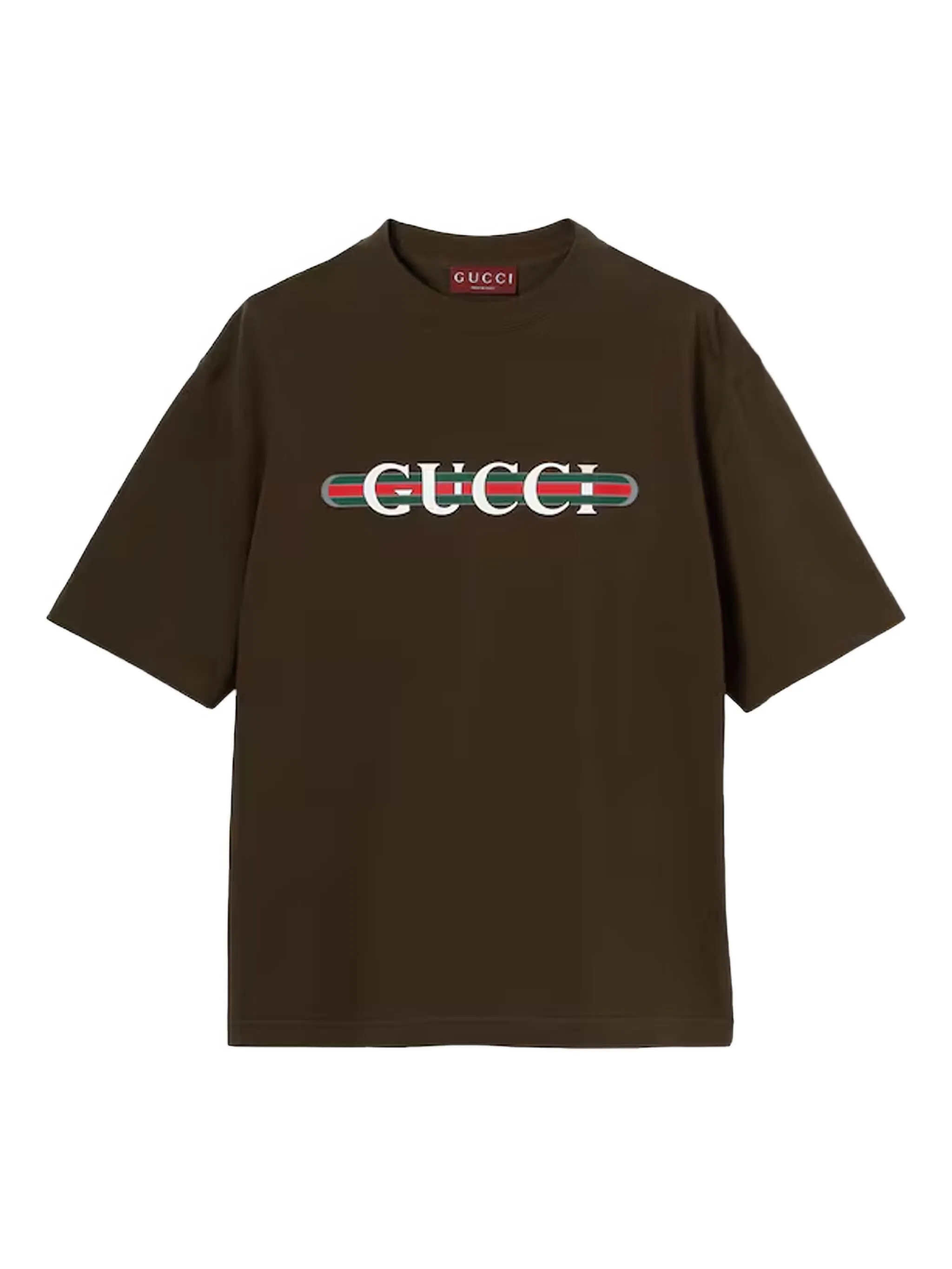 Футболка с логотипом Gucci, коричневый
Футболка с логотипом Gucci, коричневый