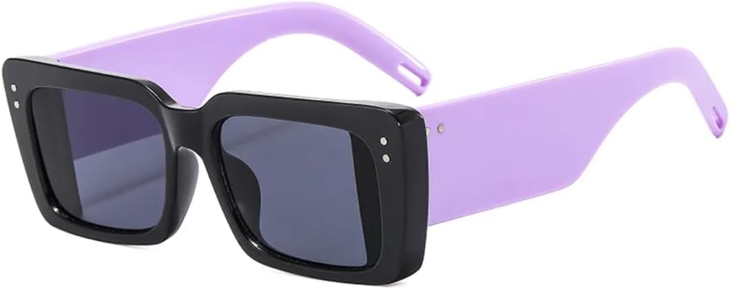 Солнцезащитные очки для мужчин и женщин - защита UV400 - двухцветная отделка заклепками, широкие дужки для занятий спортом на открытом воздухе и вождения DSVIGF, Purple
Солнцезащитные очки для мужчин и женщин - защита UV400 - двухцветная отделка заклепками, широкие дужки для занятий спортом на открытом воздухе и вождения DSVIGF, Purple