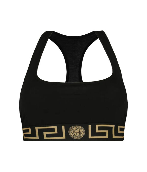 Бюстгальтер Versace спортивный, черный
Бюстгальтер Versace спортивный, черный