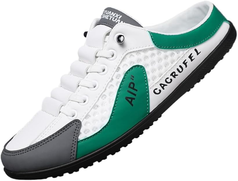 Удобные мужские тапочки Hhhchpm больших размеров - дышащие, нескользящие, спортивные сандалии и сандалии для прогулок на открытом воздухе, модный дизайн с цветовыми блоками, белый/зеленый
Удобные мужские тапочки Hhhchpm больших размеров - дышащие, нескользящие, спортивные сандалии и сандалии для прогулок на открытом воздухе, модный дизайн с цветовыми блоками, белый/зеленый