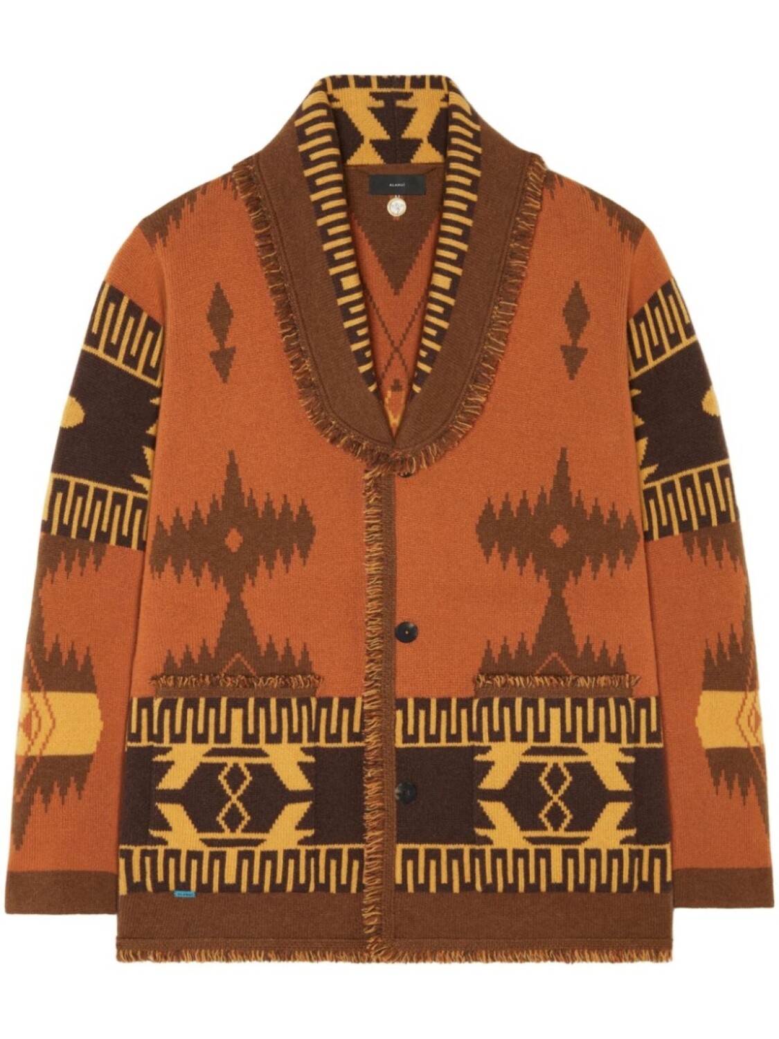 Alanui кашемировый кардиган Icon жаккардовой вязки, коричневый
Alanui кашемировый кардиган Icon жаккардовой вязки, коричневый