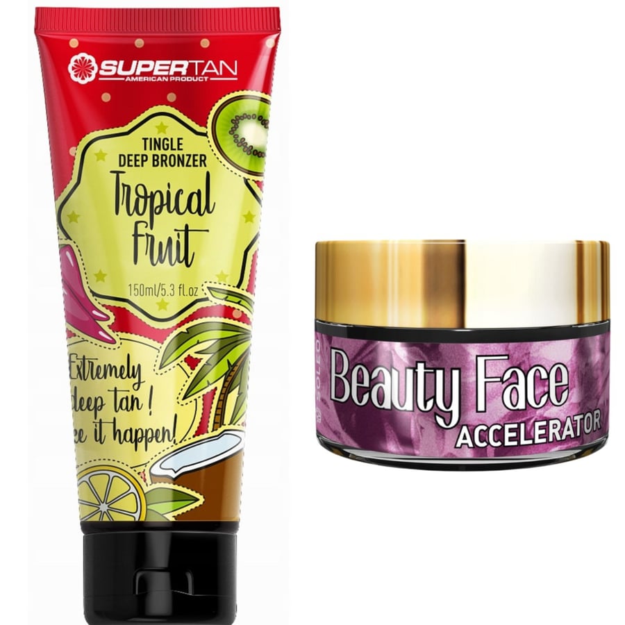Supertan Tropical Fruits + Beauty Face Jar
Supertan Tropical Fruits + Beauty Face Jar