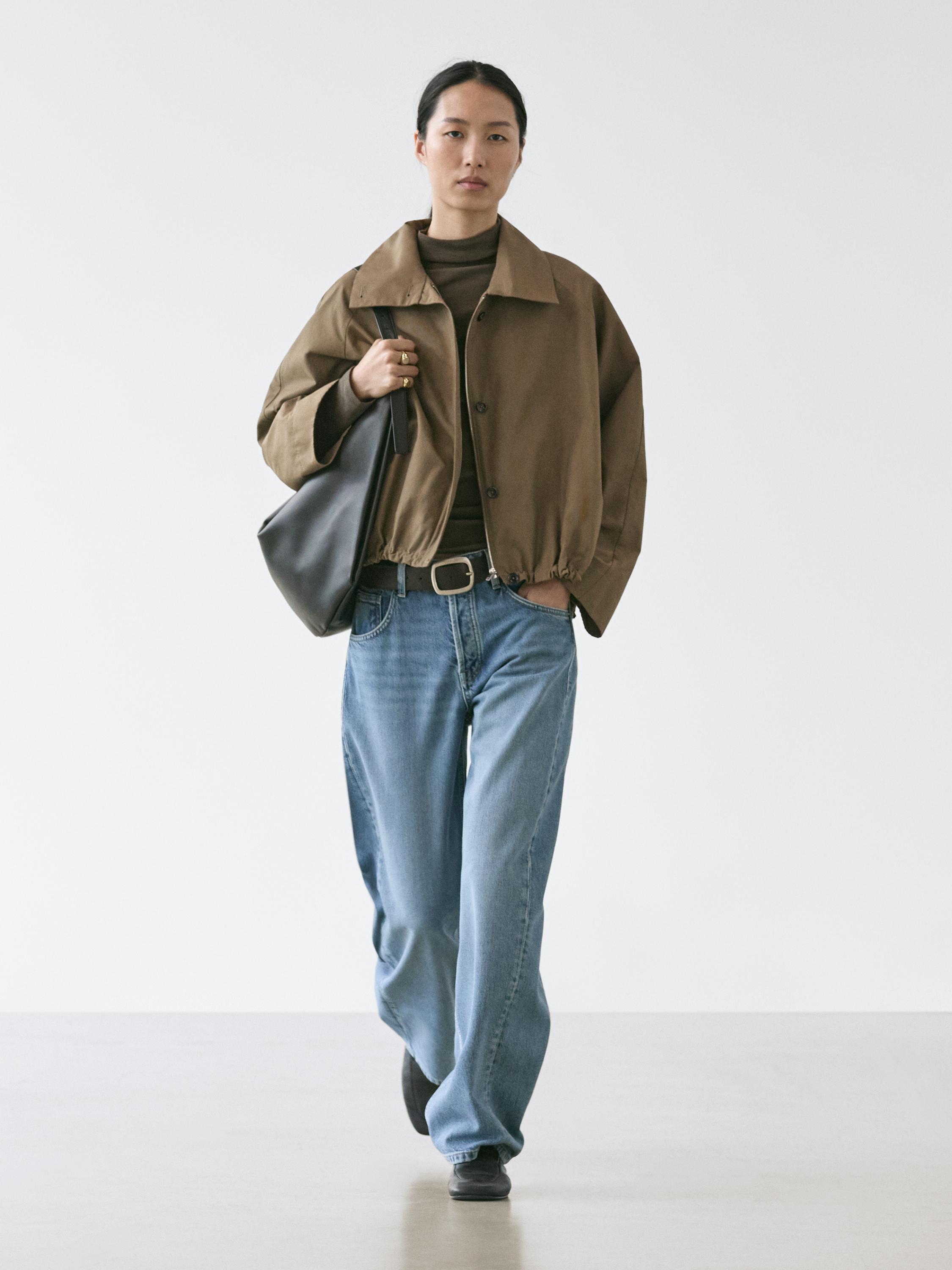 Бомбер с высоким воротником Massimo Dutti, dark khaki
Бомбер с высоким воротником Massimo Dutti, dark khaki