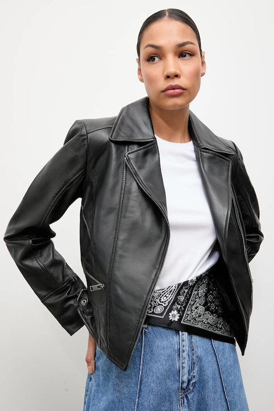 Кожаная байкерская куртка Answear.Lab, черный
Кожаная байкерская куртка Answear.Lab, черный