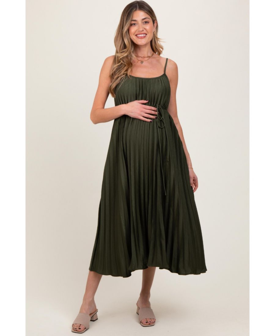 Платье-миди для беременных, светло-голубое, с плиссировкой и поясом Pinkblush, Olive green
Платье-миди для беременных, светло-голубое, с плиссировкой и поясом Pinkblush, Olive green