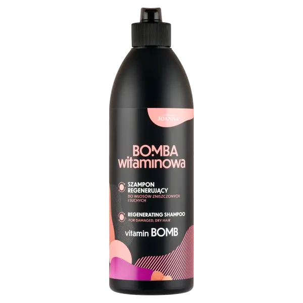 Шампунь восстанавливающий волосы, 500 мл Joanna Bomba witaminowa
Шампунь восстанавливающий волосы, 500 мл Joanna Bomba witaminowa