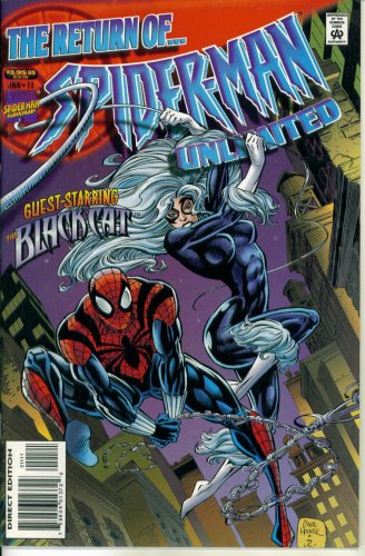 Spider-Man Unlimited #11 : Guest Starring the Black Cat in "The Skull Jackets" (Marvel Comics)
Spider-Man Unlimited #11 : Guest Starring the Black Cat in "The Skull Jackets" (Marvel Comics)