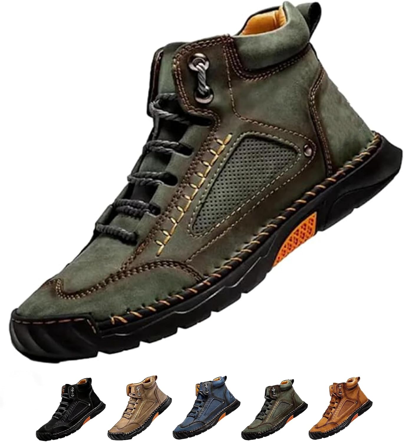 Мужские удобные кожаные ботинки ручной работы- водонепроницаемые, с поддержкой свода стопы, ручная работа, широкий носок, кожаная обувь для улицы Generic, зеленый
Мужские удобные кожаные ботинки ручной работы- водонепроницаемые, с поддержкой свода стопы, ручная работа, широкий носок, кожаная обувь для улицы Generic, зеленый