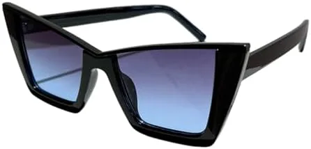 Солнцезащитные очки «кошачий глаз» 2026 года для женщин, модные, увеличенного размера, конфетных оттенков, полуметаллическая оправа MTZJH, Black-grey Blue
Солнцезащитные очки «кошачий глаз» 2026 года для женщин, модные, увеличенного размера, конфетных оттенков, полуметаллическая оправа MTZJH, Black-grey Blue