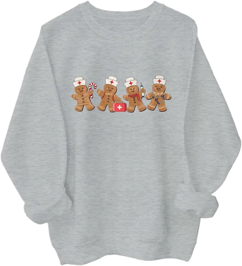 Свитшот с принтом "Рождественский пряничный медбрат" Racsea
Свитшот с принтом "Рождественский пряничный медбрат" Racsea