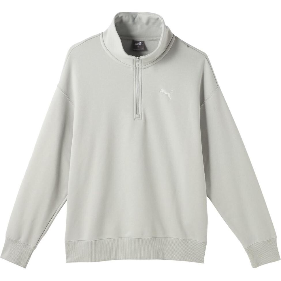 Толстовка унисекс светло-серая Puma, серый 
Толстовка унисекс светло-серая Puma, серый