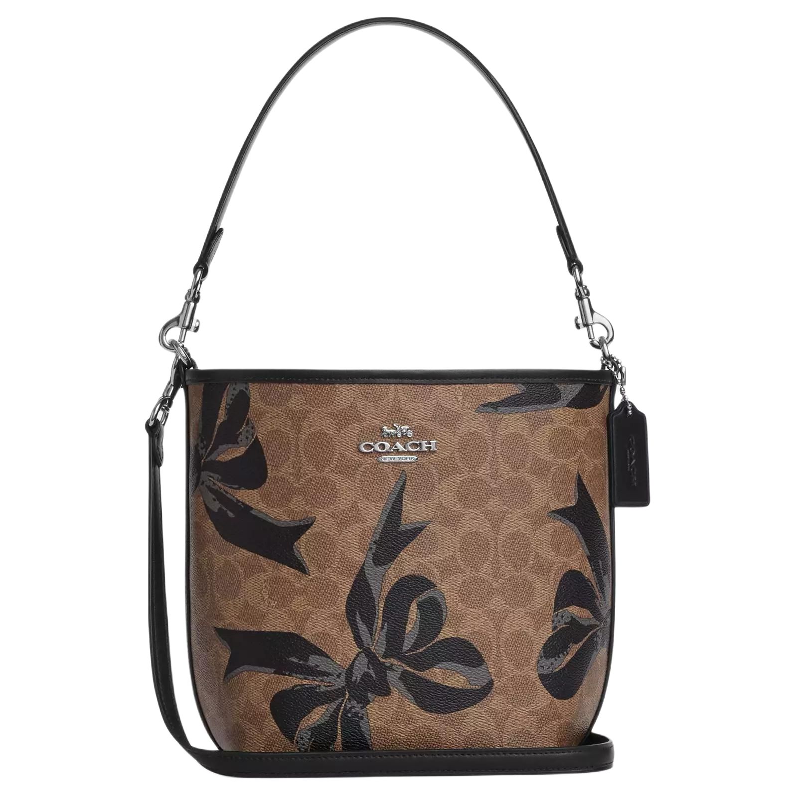 COACH Городская кожаная сумка-ведро Маленькая женская наплечная сумка Бежевая
COACH Городская кожаная сумка-ведро Маленькая женская наплечная сумка Бежевая