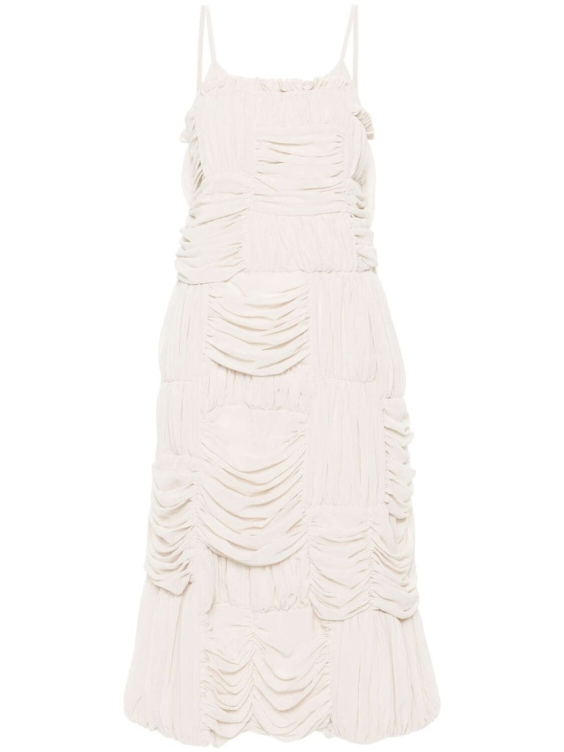 Comme Des Garçons Comme Des Garçons платье миди со сборками, нейтральный цвет
Comme Des Garçons Comme Des Garçons платье миди со сборками, нейтральный цвет