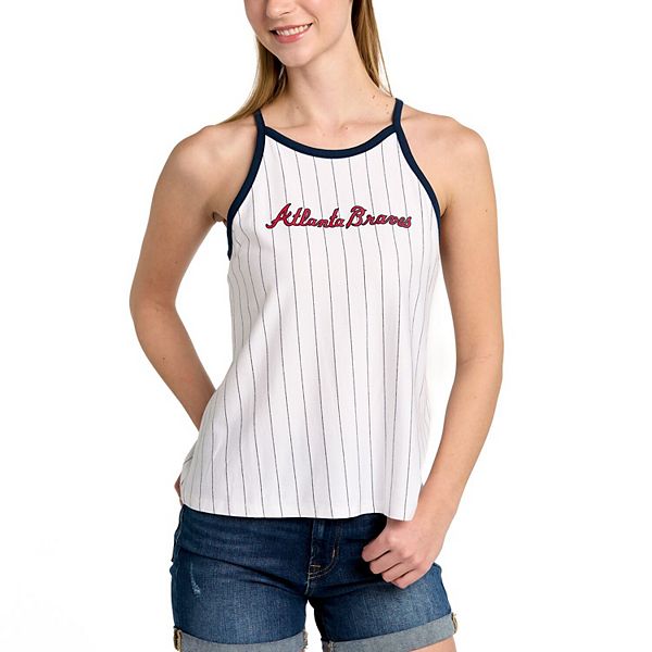 Женский белый топ Atlanta Braves Nahla Lusso
Женский белый топ Atlanta Braves Nahla Lusso