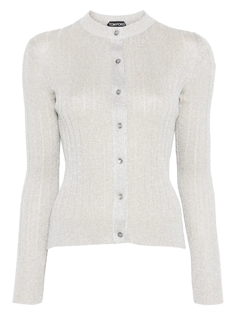 Кардиган в рубчик с люрексом TOM FORD, серебяный
Кардиган в рубчик с люрексом TOM FORD, серебяный