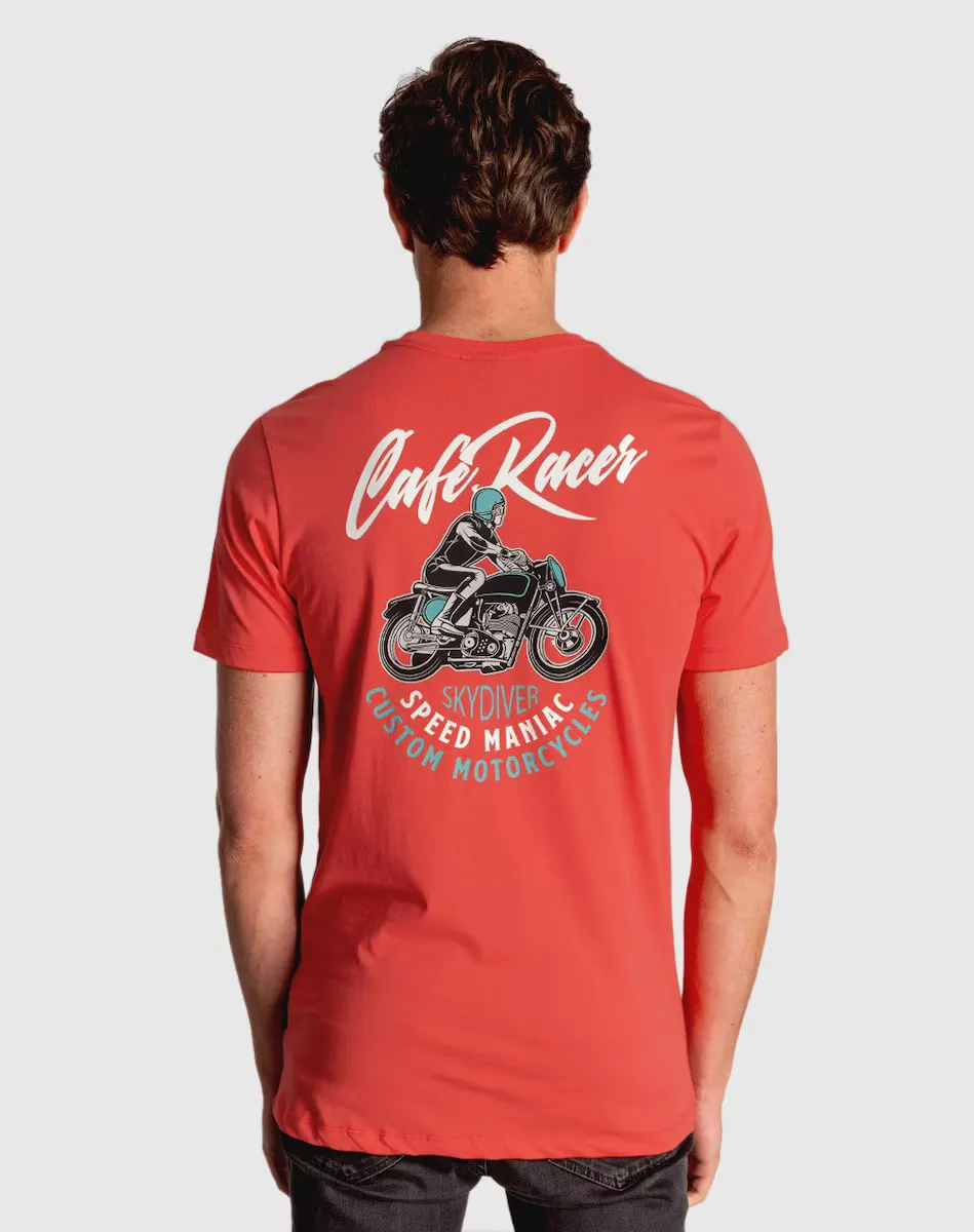 Мужская красная футболка с коротким рукавом Skydiver, красный
Мужская красная футболка с коротким рукавом Skydiver, красный