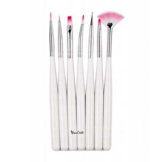 Набор кистей для дизайна ногтей, 7 шт. Deni Carte
Набор кистей для дизайна ногтей, 7 шт. Deni Carte