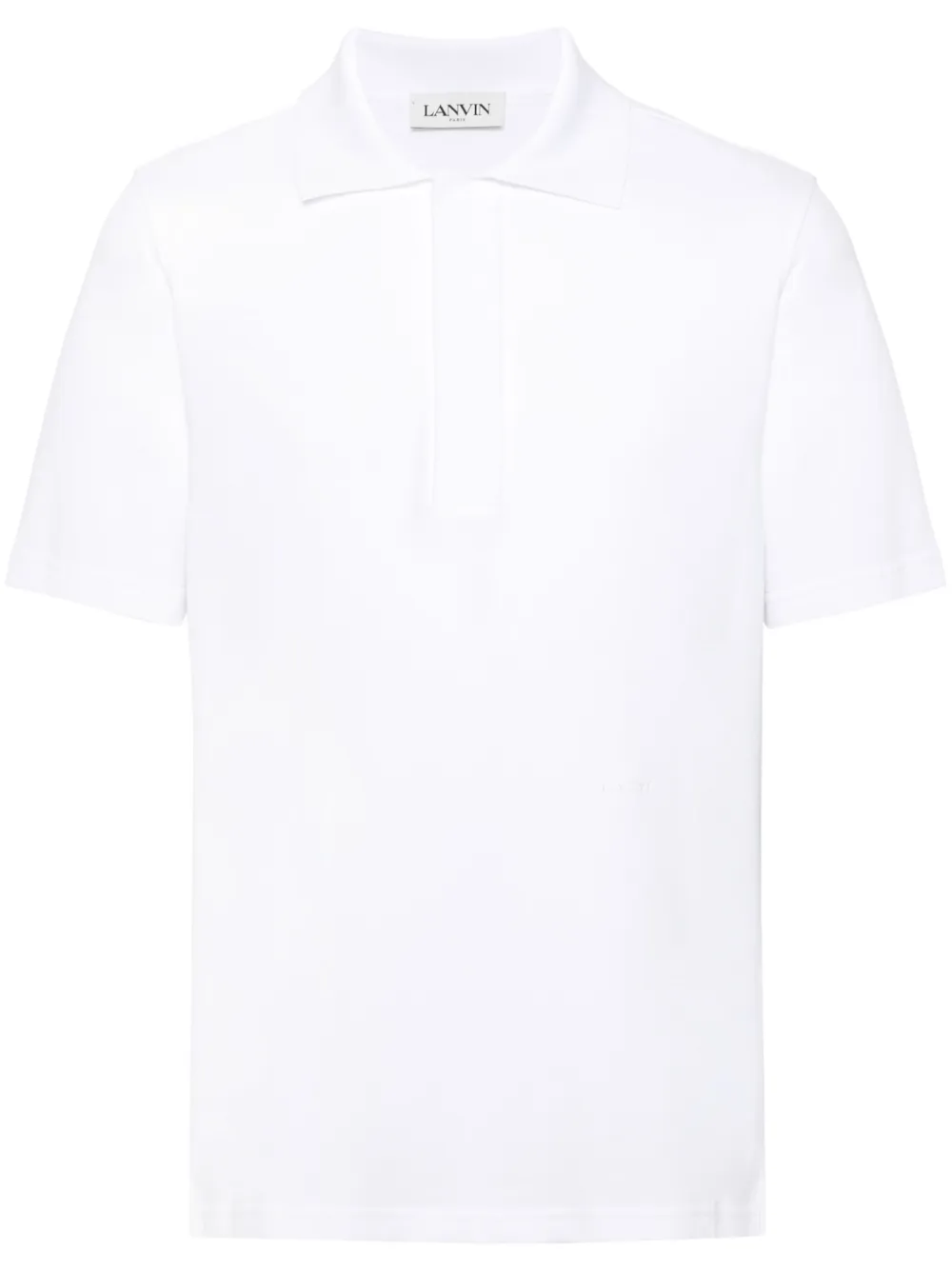 Рубашка поло с вышитым логотипом Lanvin, белый
Рубашка поло с вышитым логотипом Lanvin, белый