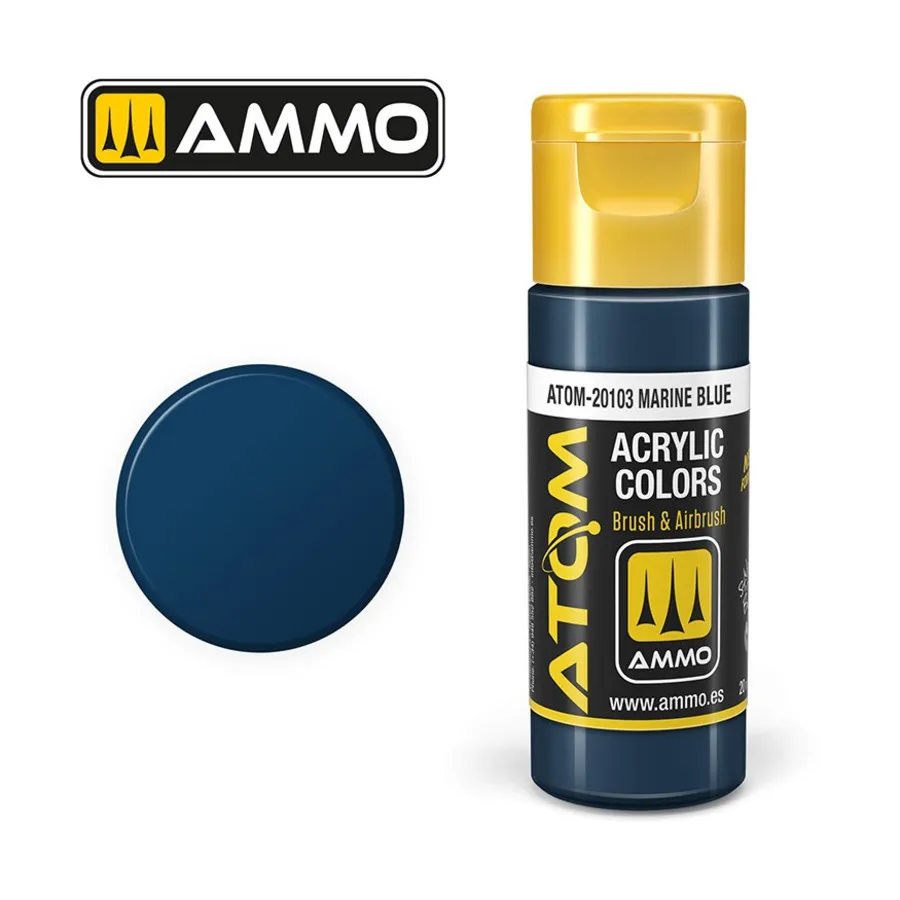 морской синий, ATOM Acrylic Paints
морской синий, ATOM Acrylic Paints