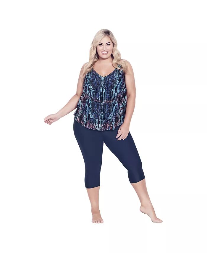 Женские плавки-капри больших размеров AVENUE, синий
Женские плавки-капри больших размеров AVENUE, синий