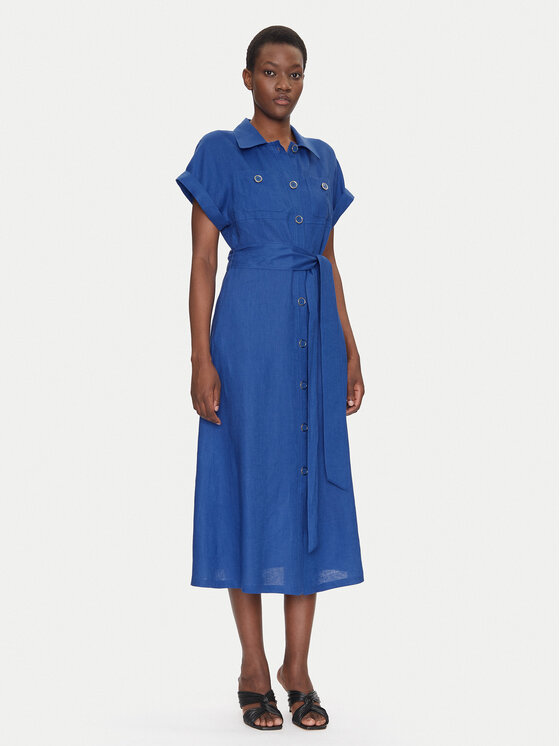 Платье-рубашка regular fit Patrono 542264 Luisa Spagnoli, синий
Платье-рубашка regular fit Patrono 542264 Luisa Spagnoli, синий