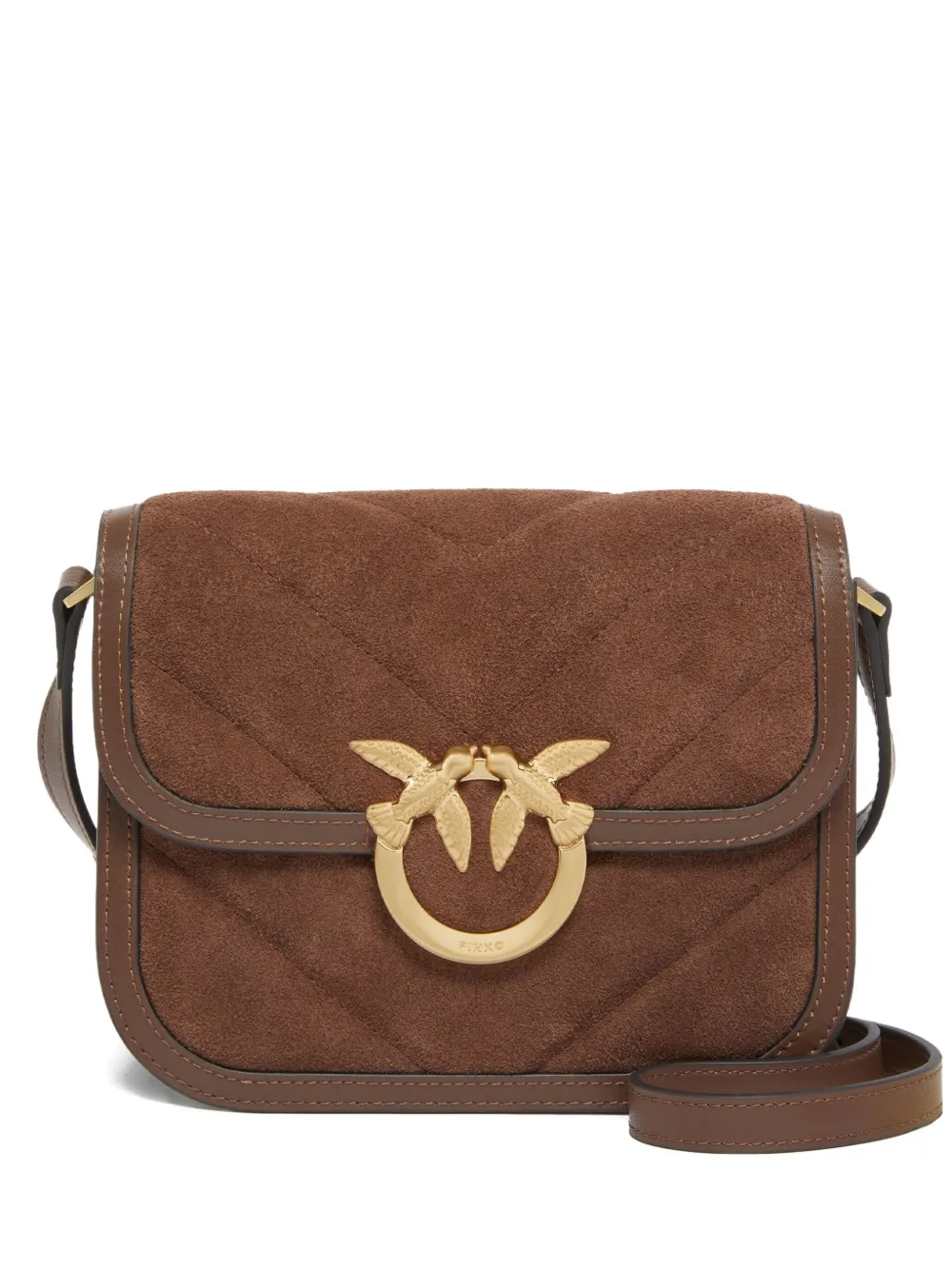 Стеганая мини-сумка PINKO, коричневый
Стеганая мини-сумка PINKO, коричневый