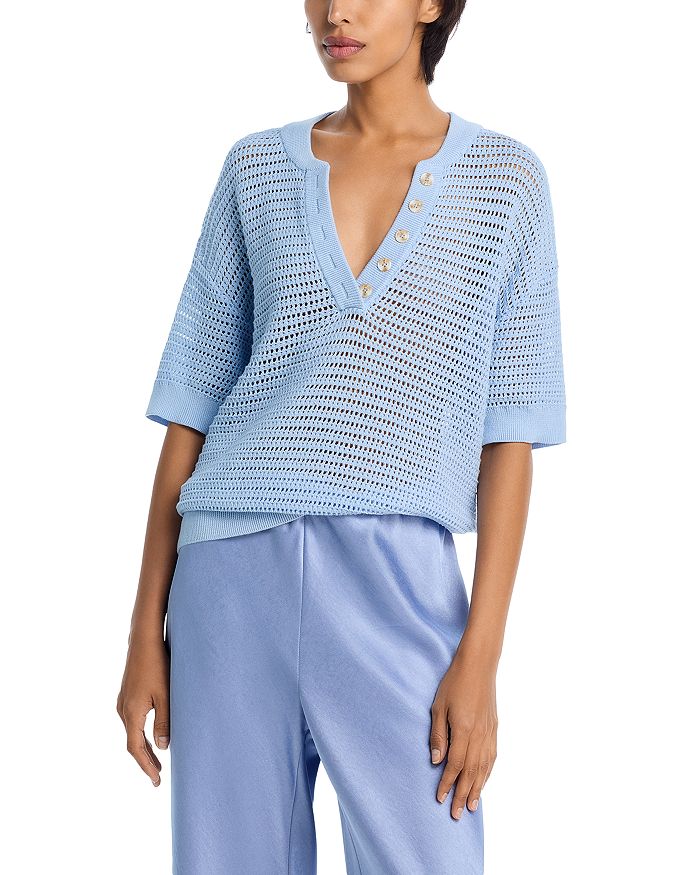 Калли вязаный топ Varley, синий
Калли вязаный топ Varley, синий