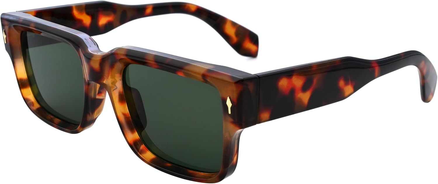 Солнцезащитные очки Kursan в квадратной оправе для женщин и мужчин, модные массивные прямоугольные солнцезащитные очки черного цвета с защитой от УФ-излучения UV400, Tortoise/G15
Солнцезащитные очки Kursan в квадратной оправе для женщин и мужчин, модные массивные прямоугольные солнцезащитные очки черного цвета с защитой от УФ-излучения UV400, Tortoise/G15