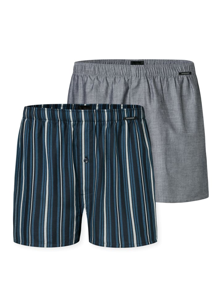 Трусы боксеры Schiesser, цвет dunkelblau/grau
Трусы боксеры Schiesser, цвет dunkelblau/grau