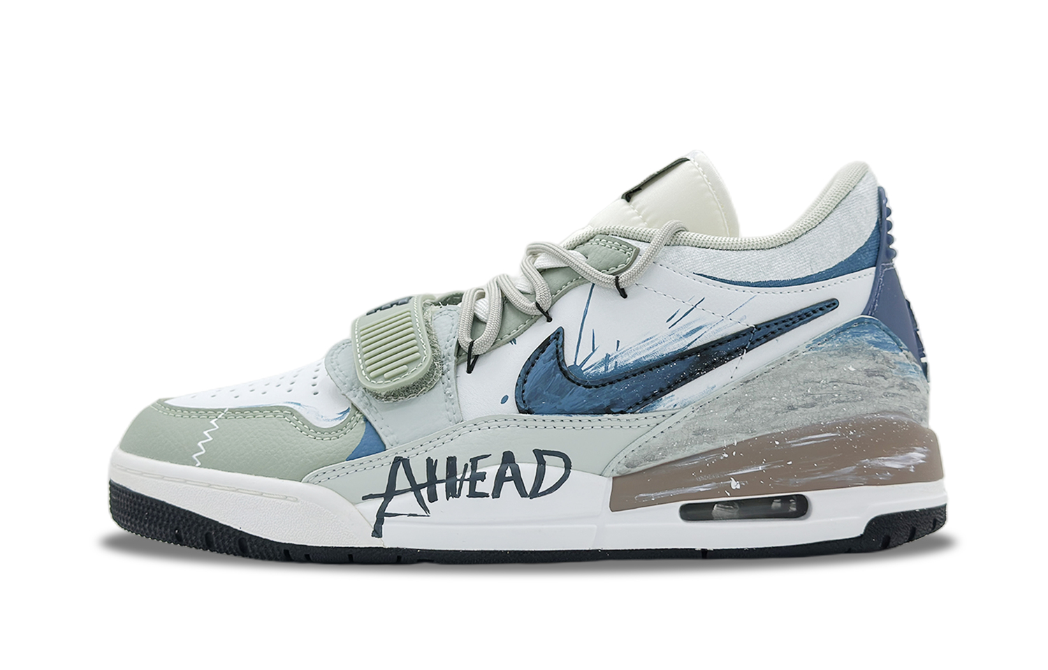 Jordan Легкие баскетбольные кроссовки Legacy 312 Funi Breeze низкие, устойчивые к истиранию, винтажные, мужские, сине-зеленые
Jordan Легкие баскетбольные кроссовки Legacy 312 Funi Breeze низкие, устойчивые к истиранию, винтажные, мужские, сине-зеленые