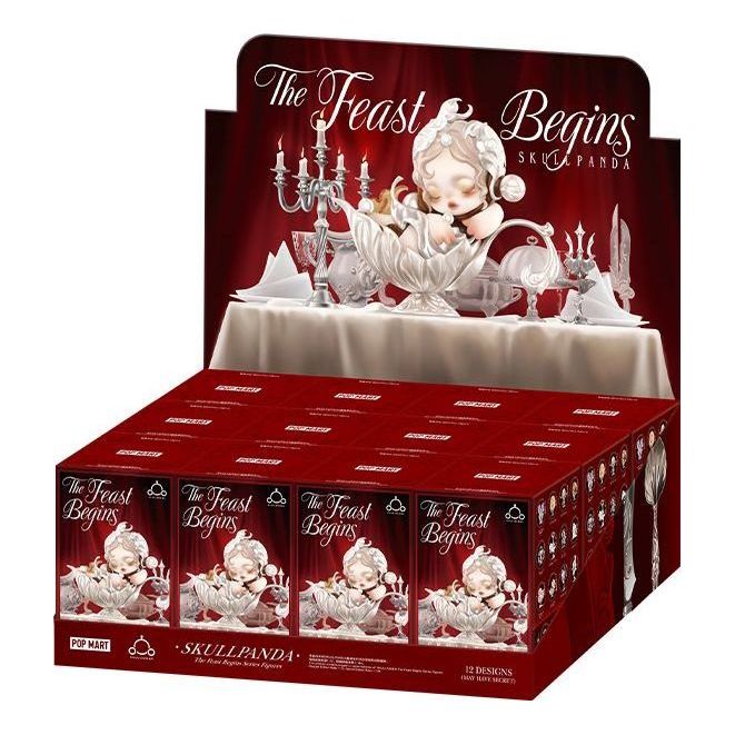Фигурки Pop Mart SKULLPANDA из серии "Пир начинается", запечатанные коробки (12 коробочек-сюрпризов)
Фигурки Pop Mart SKULLPANDA из серии "Пир начинается", запечатанные коробки (12 коробочек-сюрпризов)