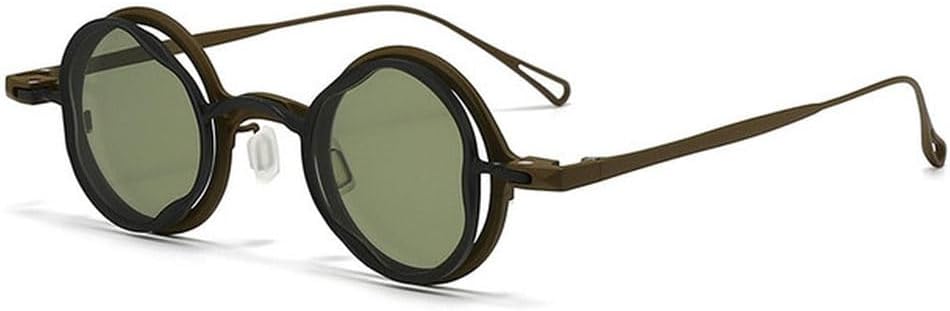 Женские солнцезащитные очки с застежкой-клипсой из чистого титана, модные круглые солнцезащитные очки в винтажном стиле, стильные мужские солнцезащитные очки MTZJH, Gun Green Black
Женские солнцезащитные очки с застежкой-клипсой из чистого титана, модные круглые солнцезащитные очки в винтажном стиле, стильные мужские солнцезащитные очки MTZJH, Gun Green Black