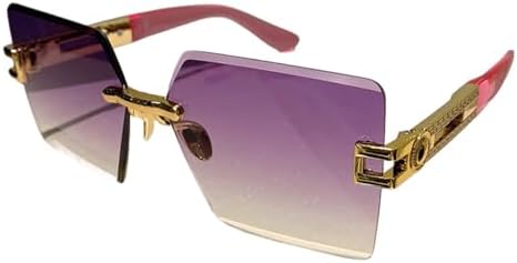 Солнцезащитные очки большого квадратного размера 2027 года для мужчин и женщин, стильные, без оправы, винтажные, с градиентным переходом цвета MTZJH, Purple-purple Yellow
Солнцезащитные очки большого квадратного размера 2027 года для мужчин и женщин, стильные, без оправы, винтажные, с градиентным переходом цвета MTZJH, Purple-purple Yellow