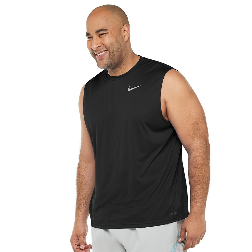 Футболка для плавания Big & Tall Nike Dri-FIT UPF 40+ Essential без рукавов Hydroguard, черный
Футболка для плавания Big & Tall Nike Dri-FIT UPF 40+ Essential без рукавов Hydroguard, черный
