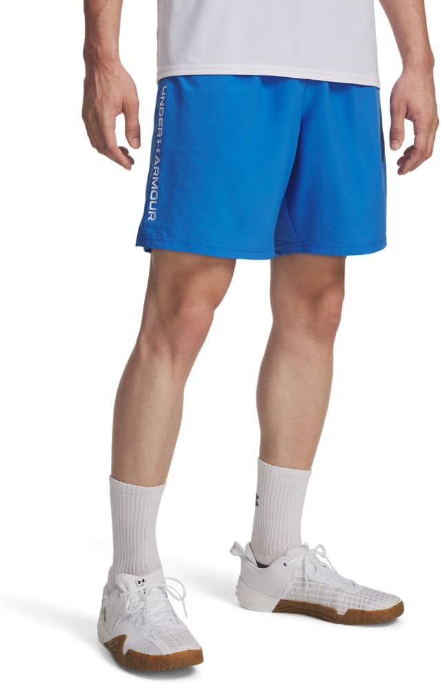 Шорты Under Armour Woven Wordmark, (402) Blue Atlantis/White
Шорты Under Armour Woven Wordmark, (402) Blue Atlantis/White