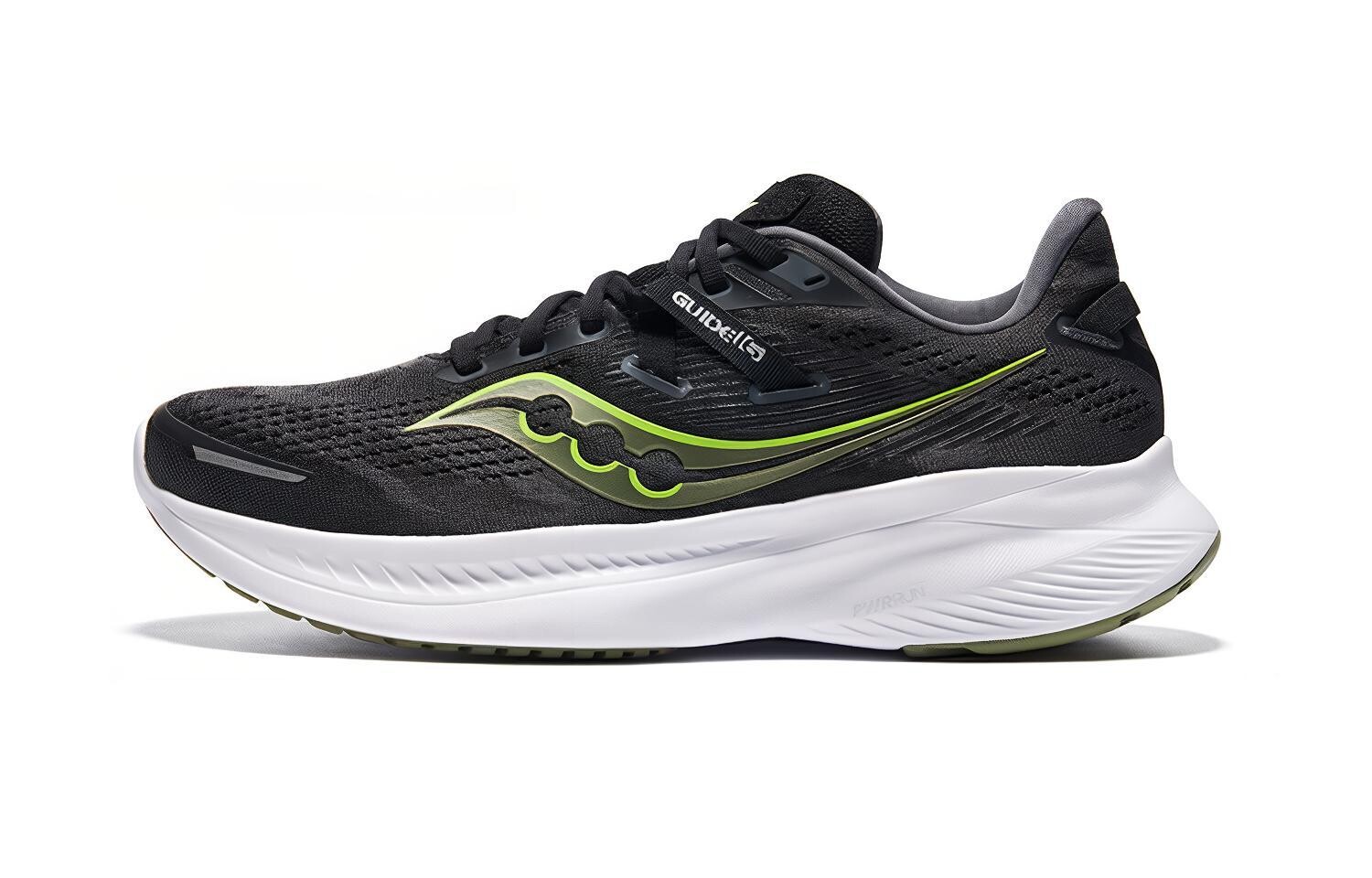 Guide 16 Кроссовки мужские низкие черные/зеленые Saucony
Guide 16 Кроссовки мужские низкие черные/зеленые Saucony