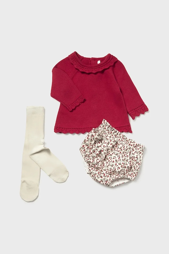 Детский набор из 3 предметов Mayoral Newborn, красный
Детский набор из 3 предметов Mayoral Newborn, красный