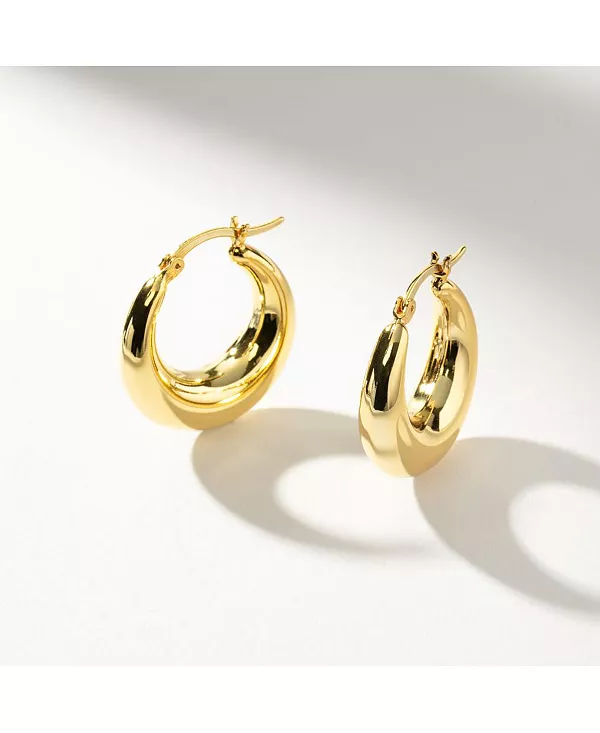 Редкие серьги-кольца, покрытые 14-каратным золотом Uncommon James, gold
Редкие серьги-кольца, покрытые 14-каратным золотом Uncommon James, gold