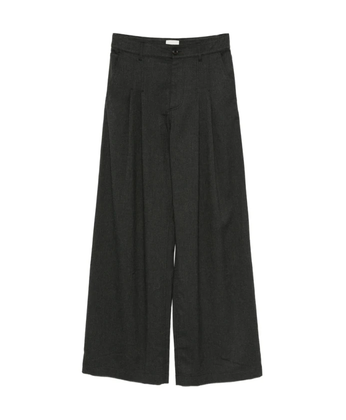 Брюки в складку антрацитово-серого цвета с высокой талией Bellerose, серый
Брюки в складку антрацитово-серого цвета с высокой талией Bellerose, серый