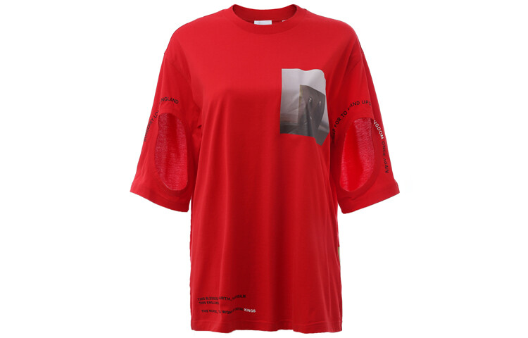 Футболка женская Burberry с рисунком, красный
Футболка женская Burberry с рисунком, красный